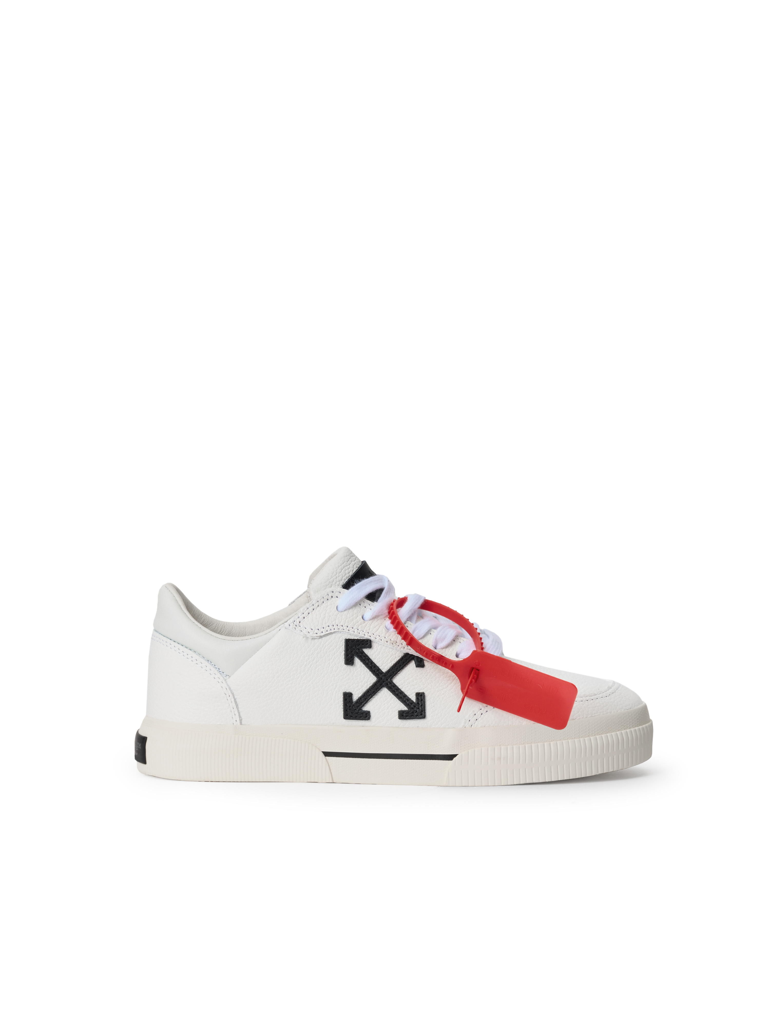 Off White Donna Bianco/Nero Sneakers In Tela Vulcanized - Sneakers 40 - Immagine 1