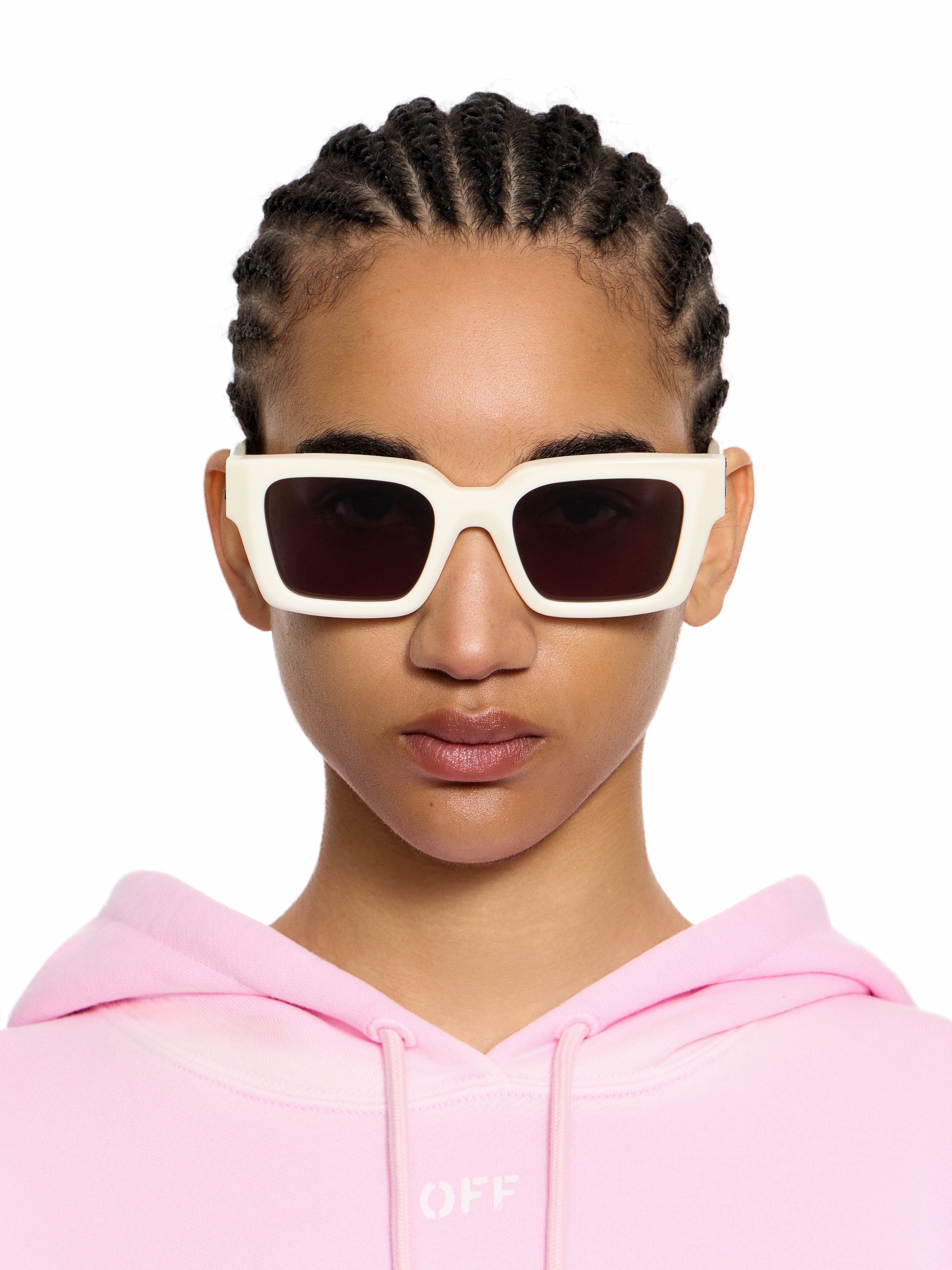 Off-White White/Dark Gray Virgil Sunglasses | Thumbnail 5