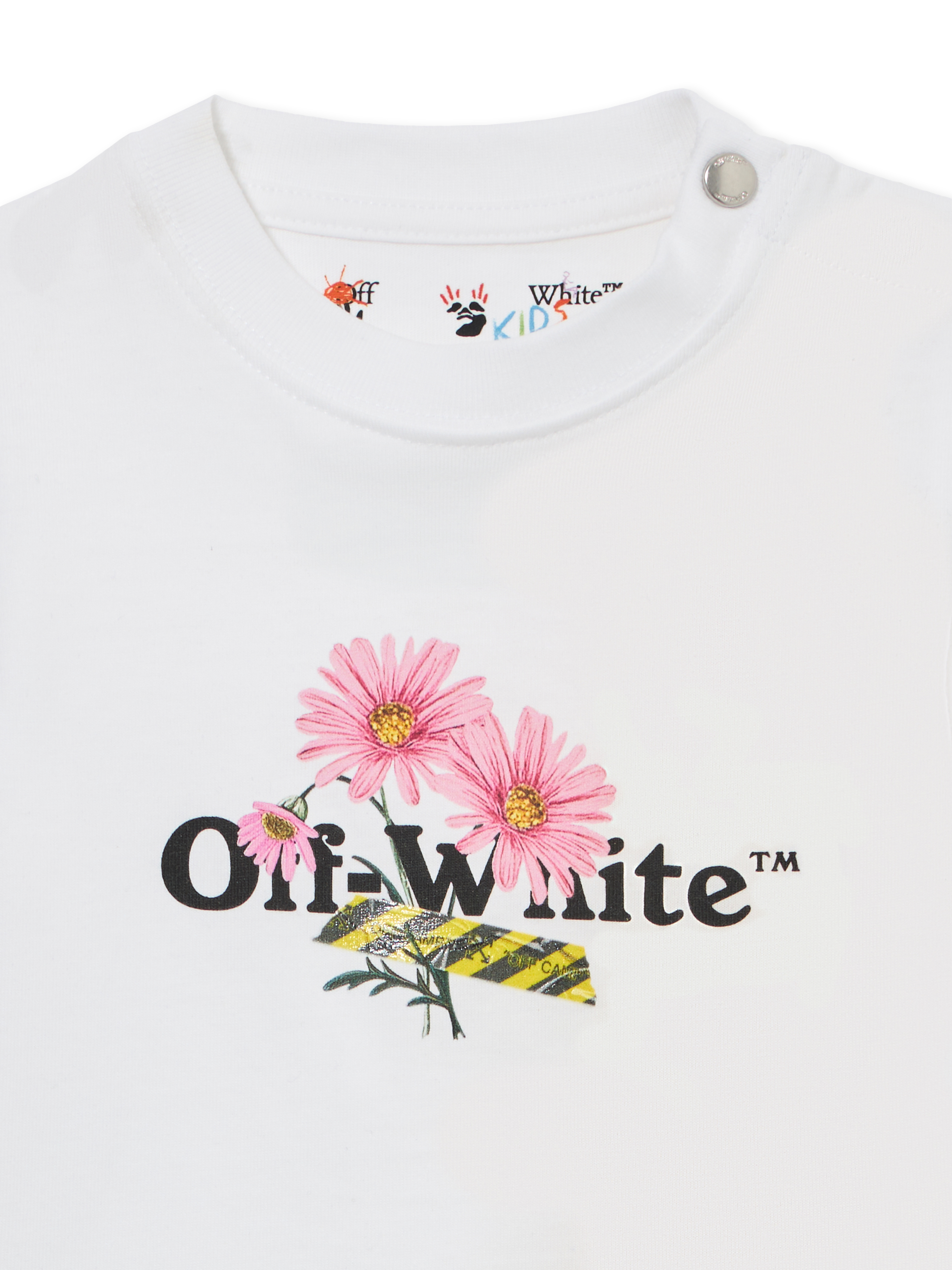  Off White Daisy Logo T-shirt - Kids Baby White 3/6 