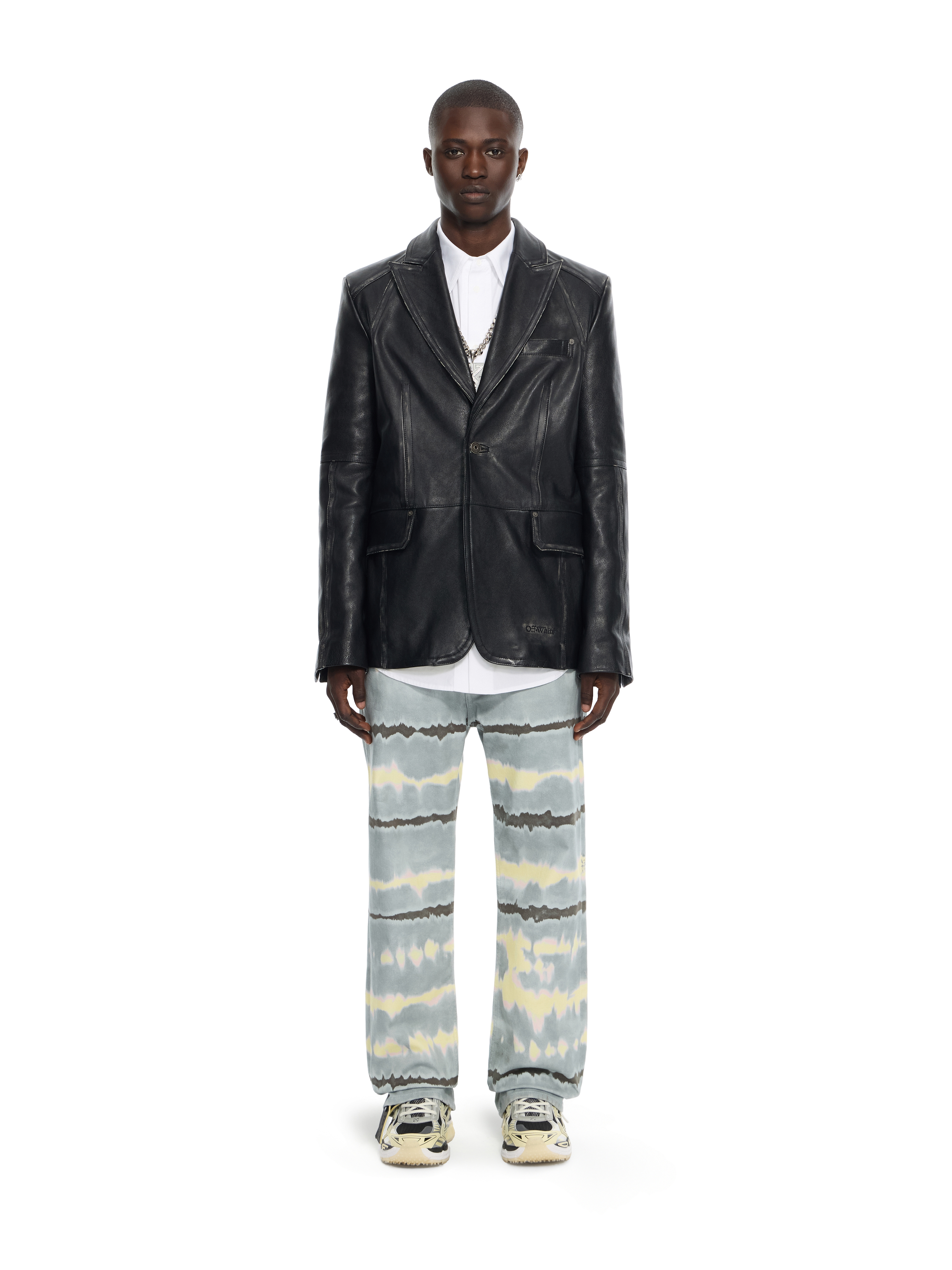 Off-White Bookish Buffalo Single-Breasted Jacket