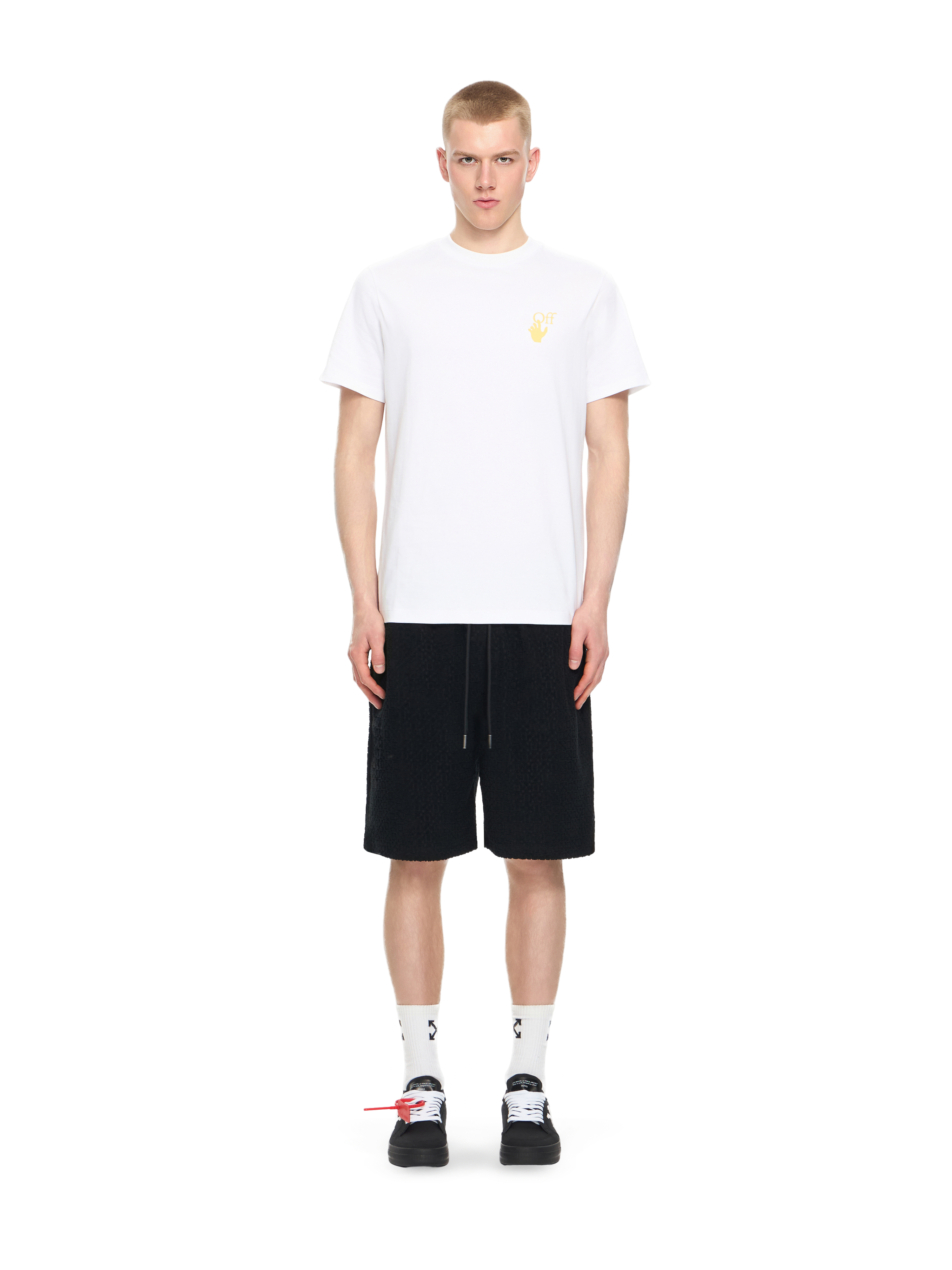  Off White Slim Fit Graphic S/s T-shirt - Male  White M 