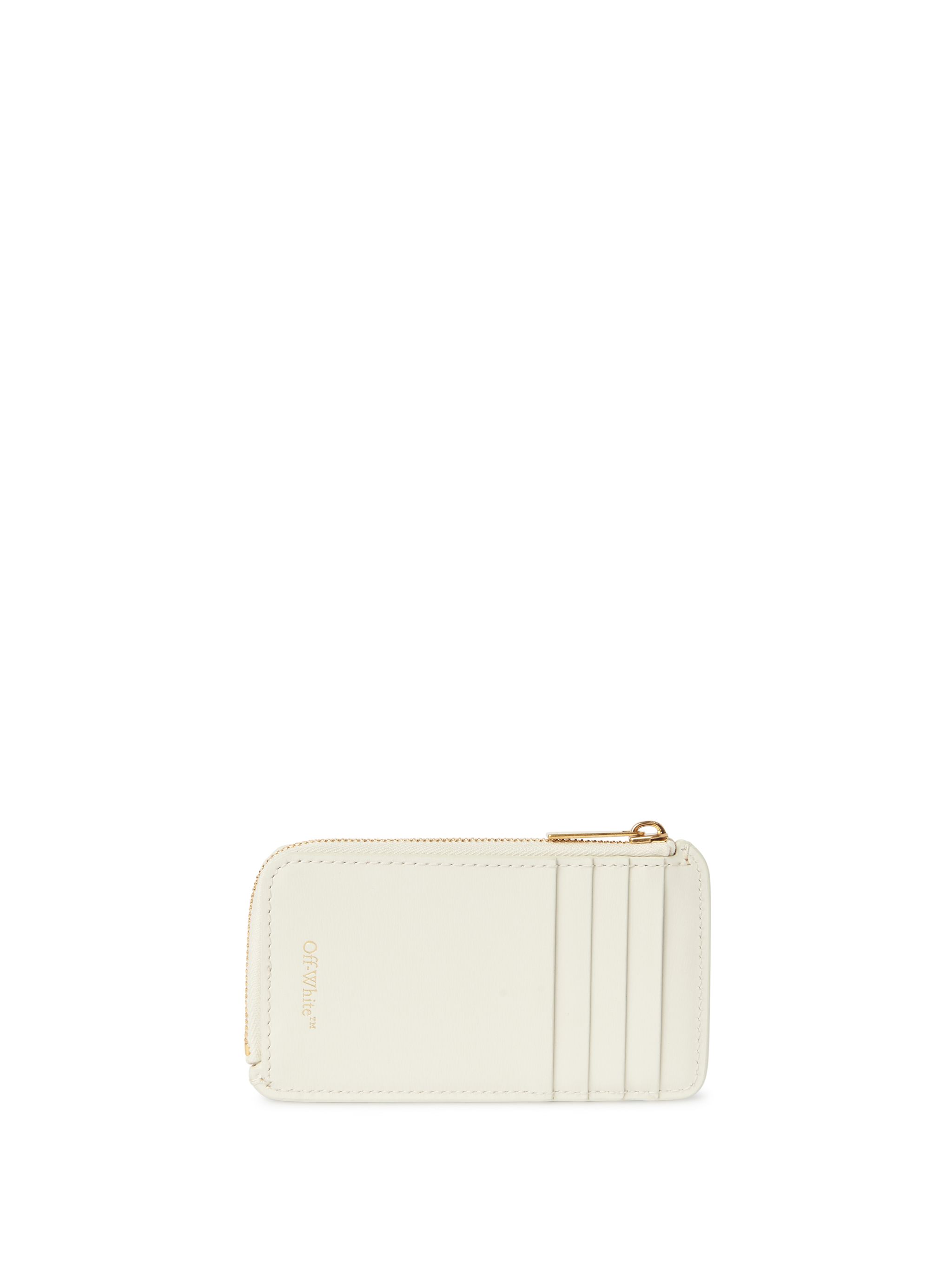 Off-white Jitney Zipped Card Case In White