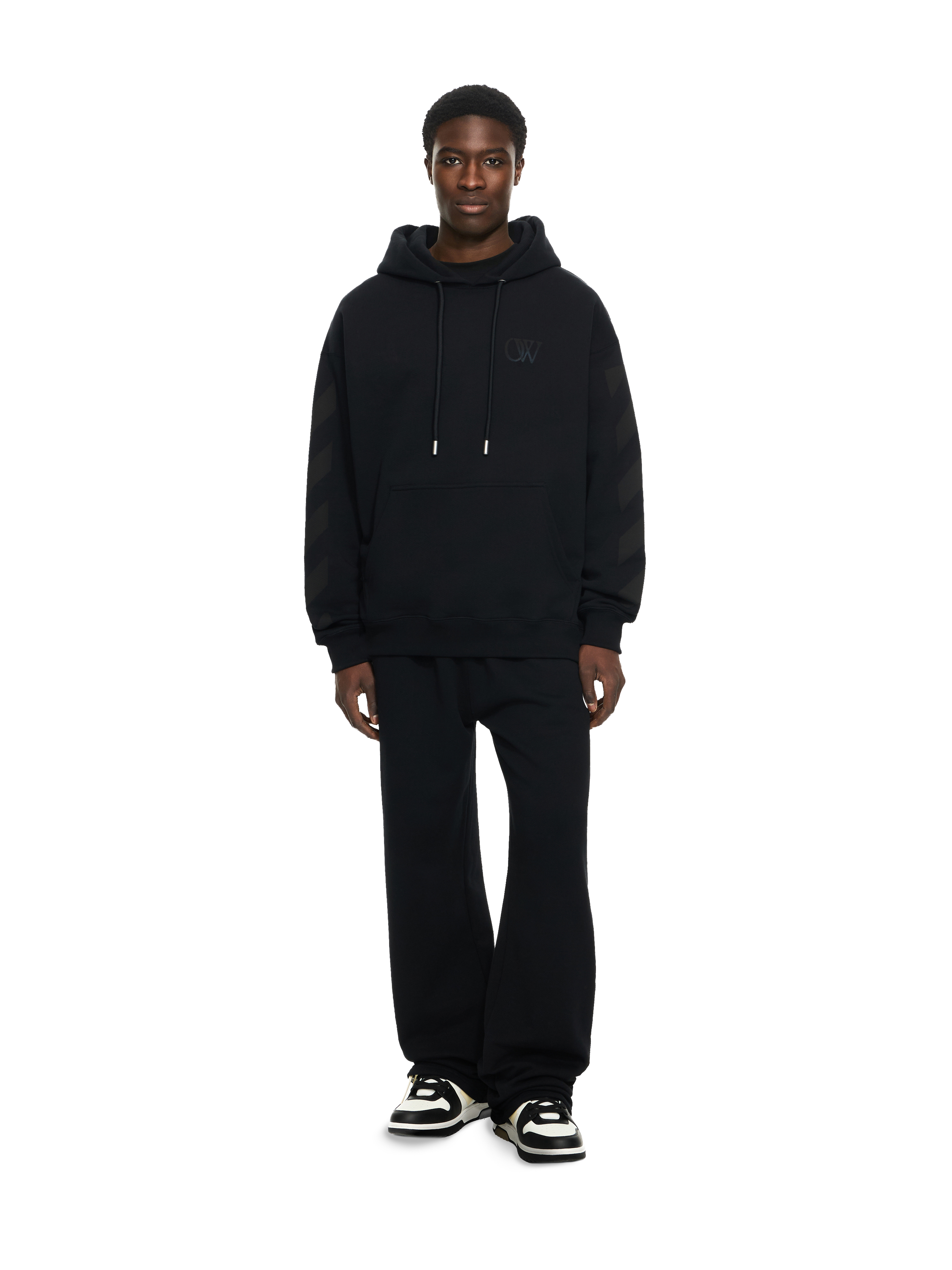 Diagonal Skate Hoodie in BLACK-BLACK for Men | Off-White™