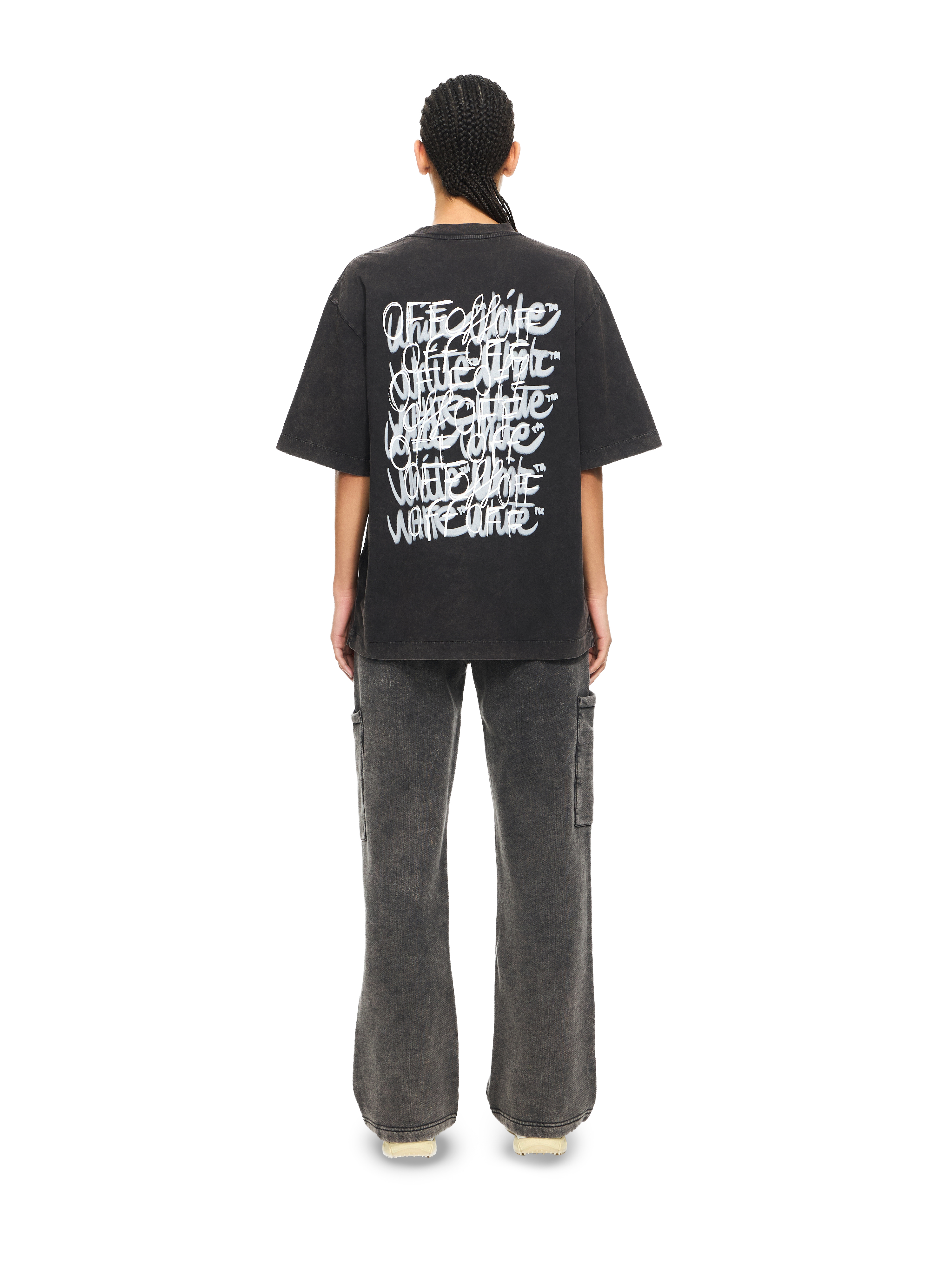 Off-white Off Marker Skate T-shirt In Black