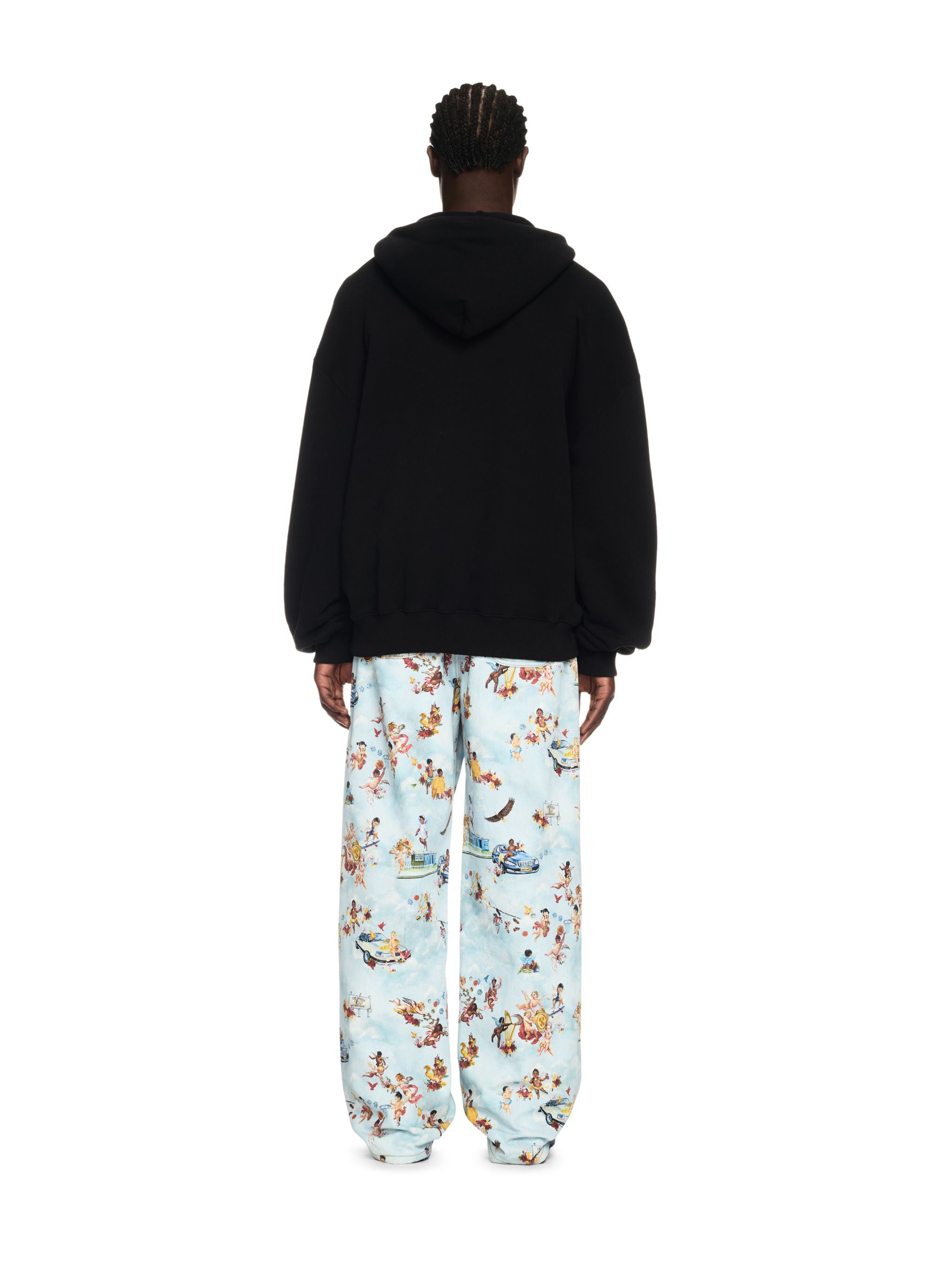 Off-white Fresco Star Over Hoodie In Black