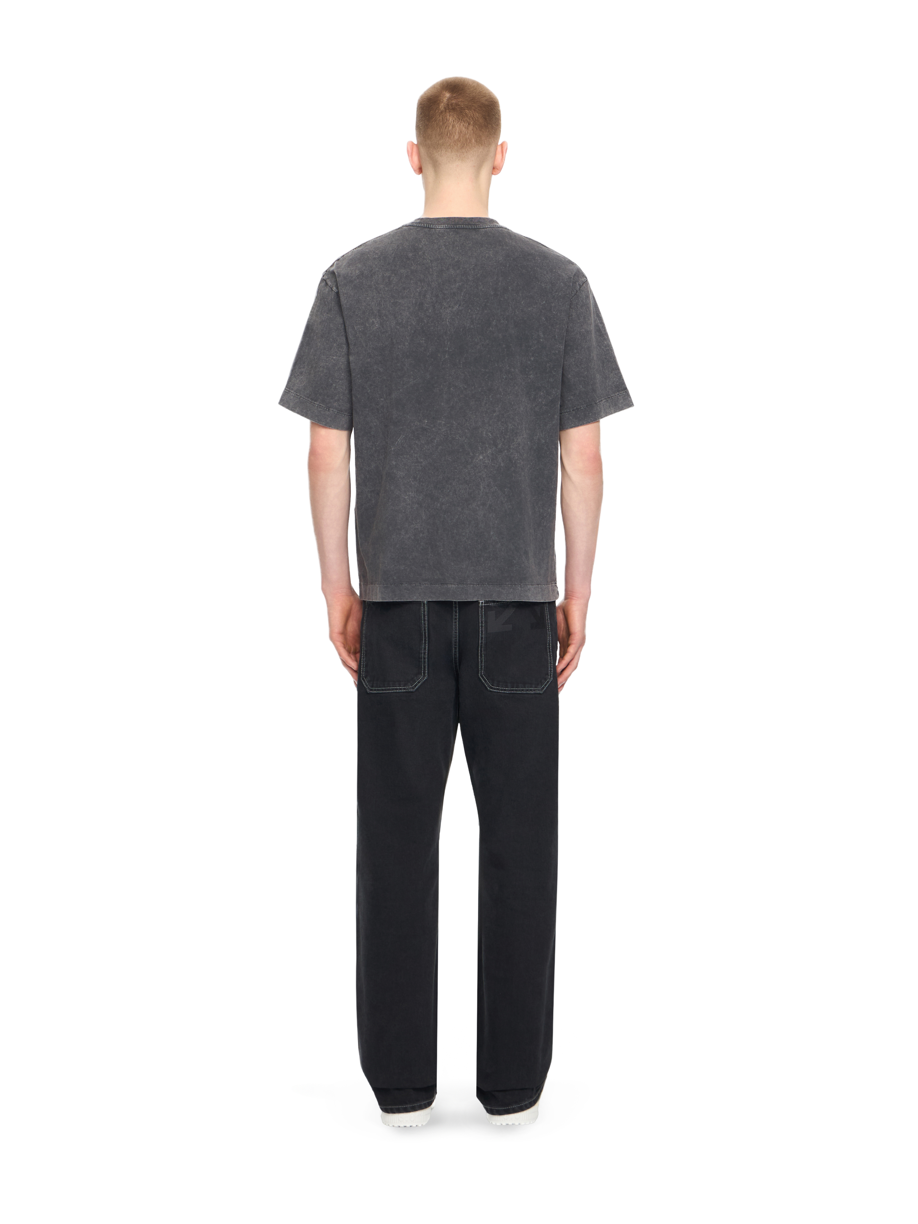 Off-white Owr Skate Graphic T-shirt In Gray
