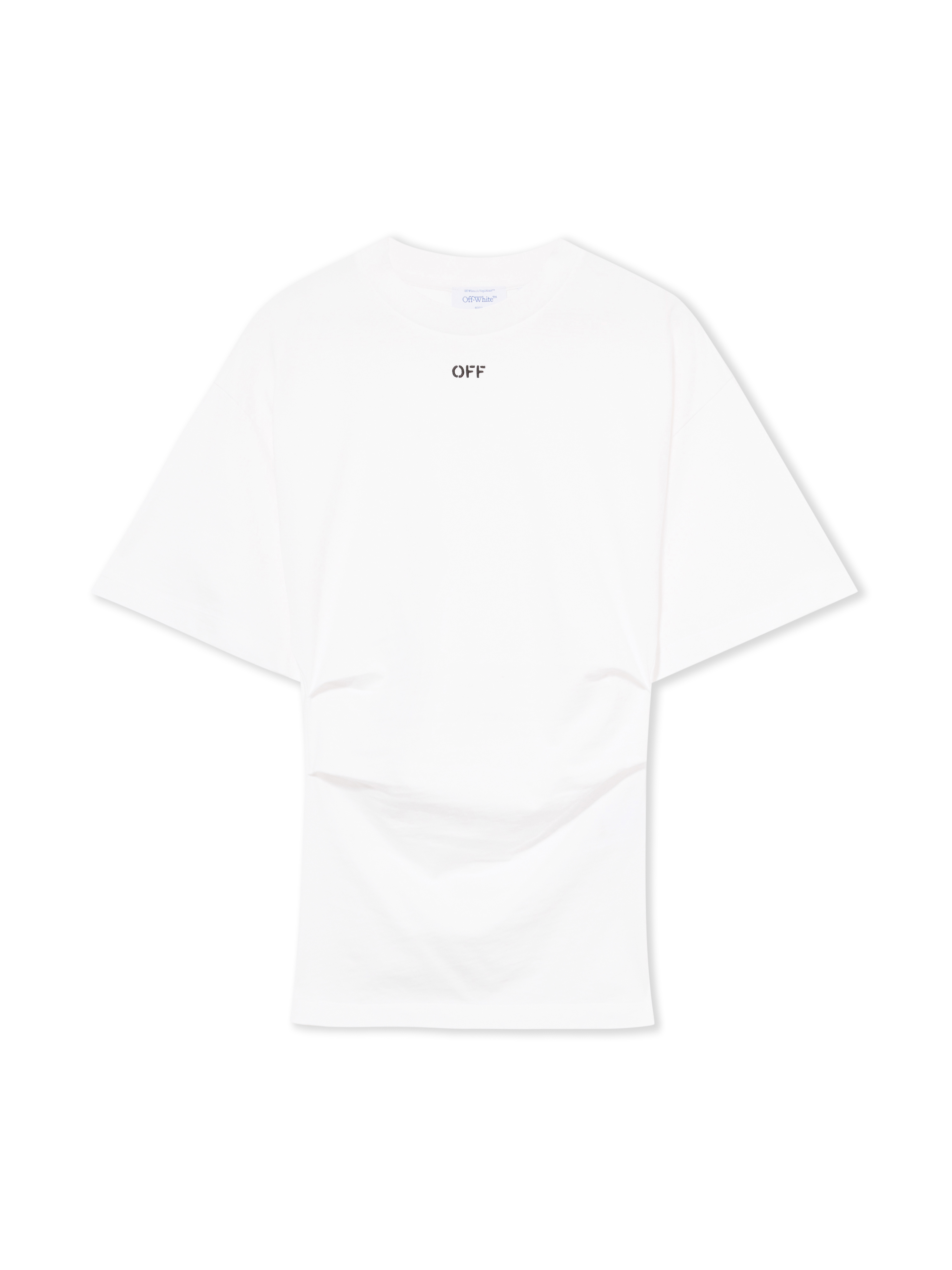 Off White Donna White-Black T-Shirt Spalla Off Stamp - T-Shirt S