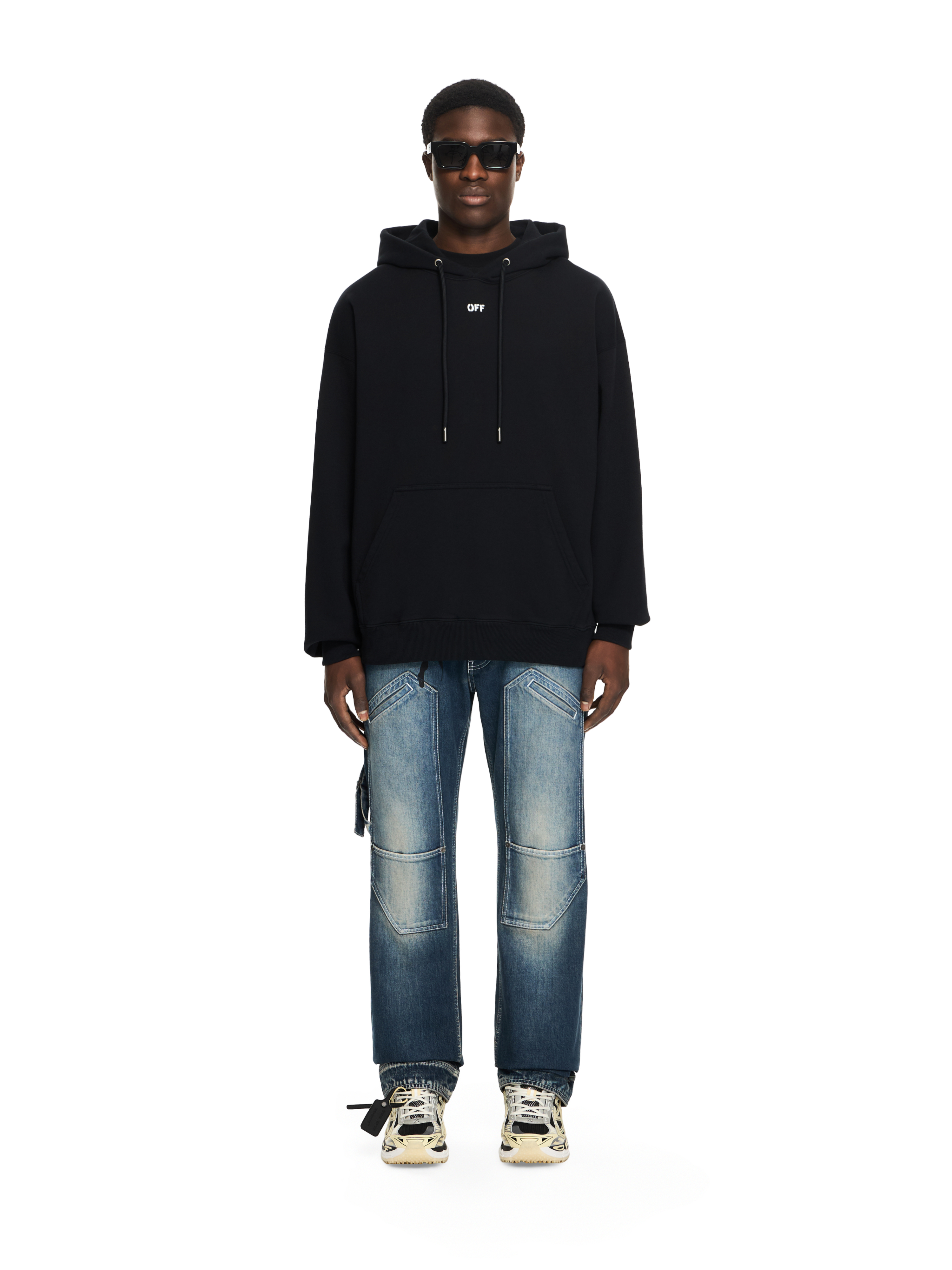 3D Spray Arrow Skate Hoodie in BLACK for Men | Off-White™