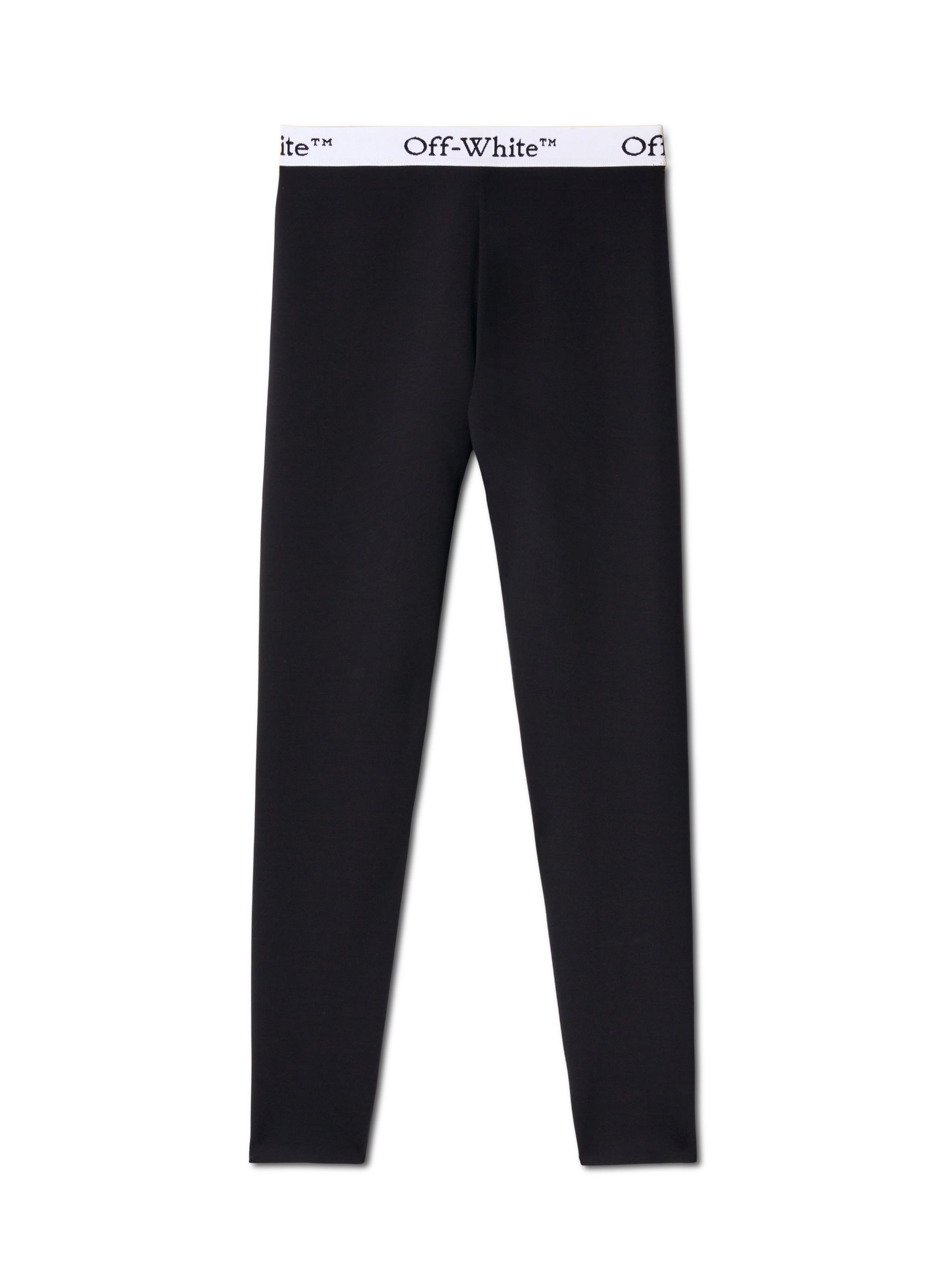 Off-white Logoband Leggings In Black
