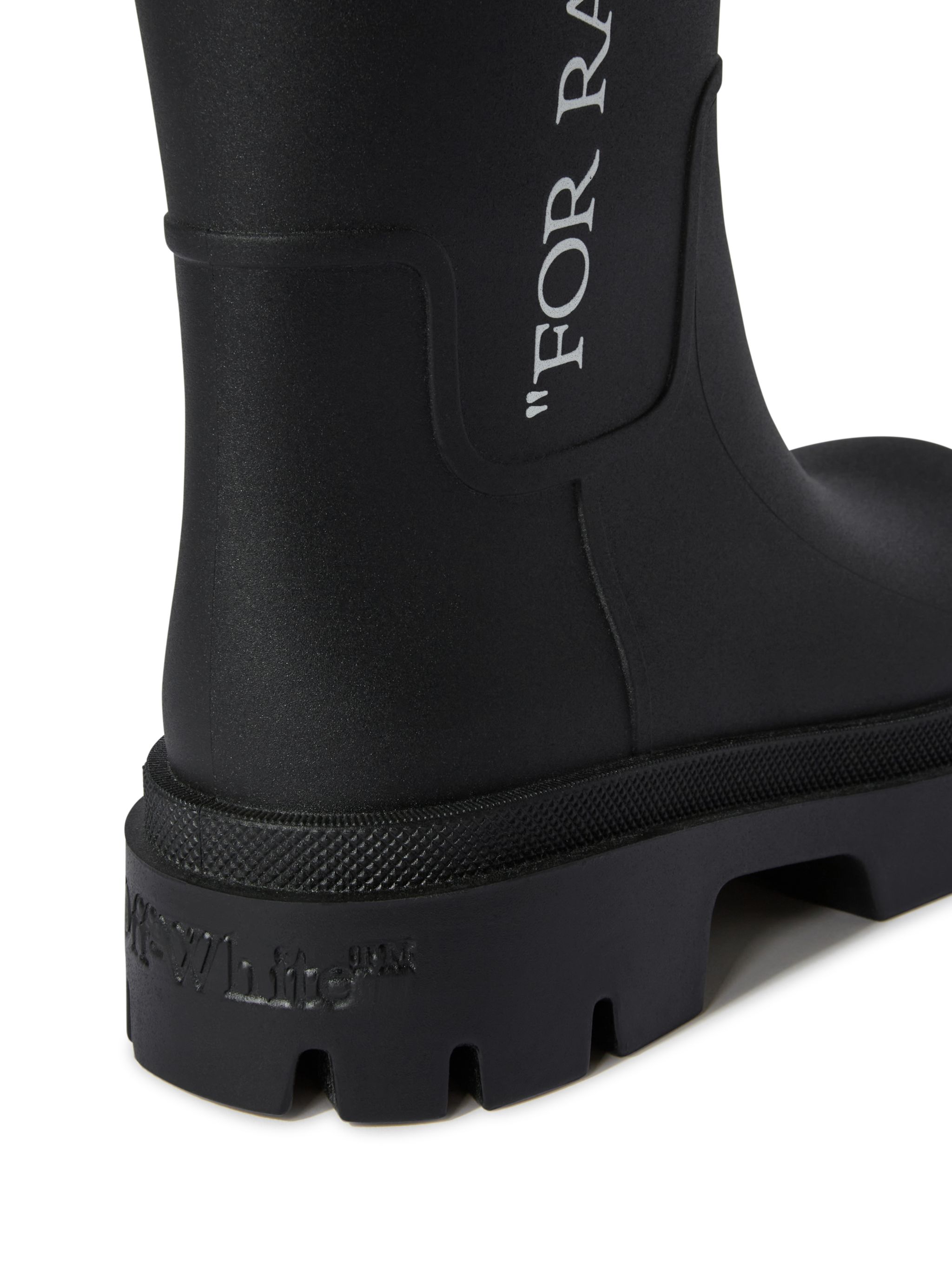 Off-white Off White Women Reboot Rainy Days Boots In Black