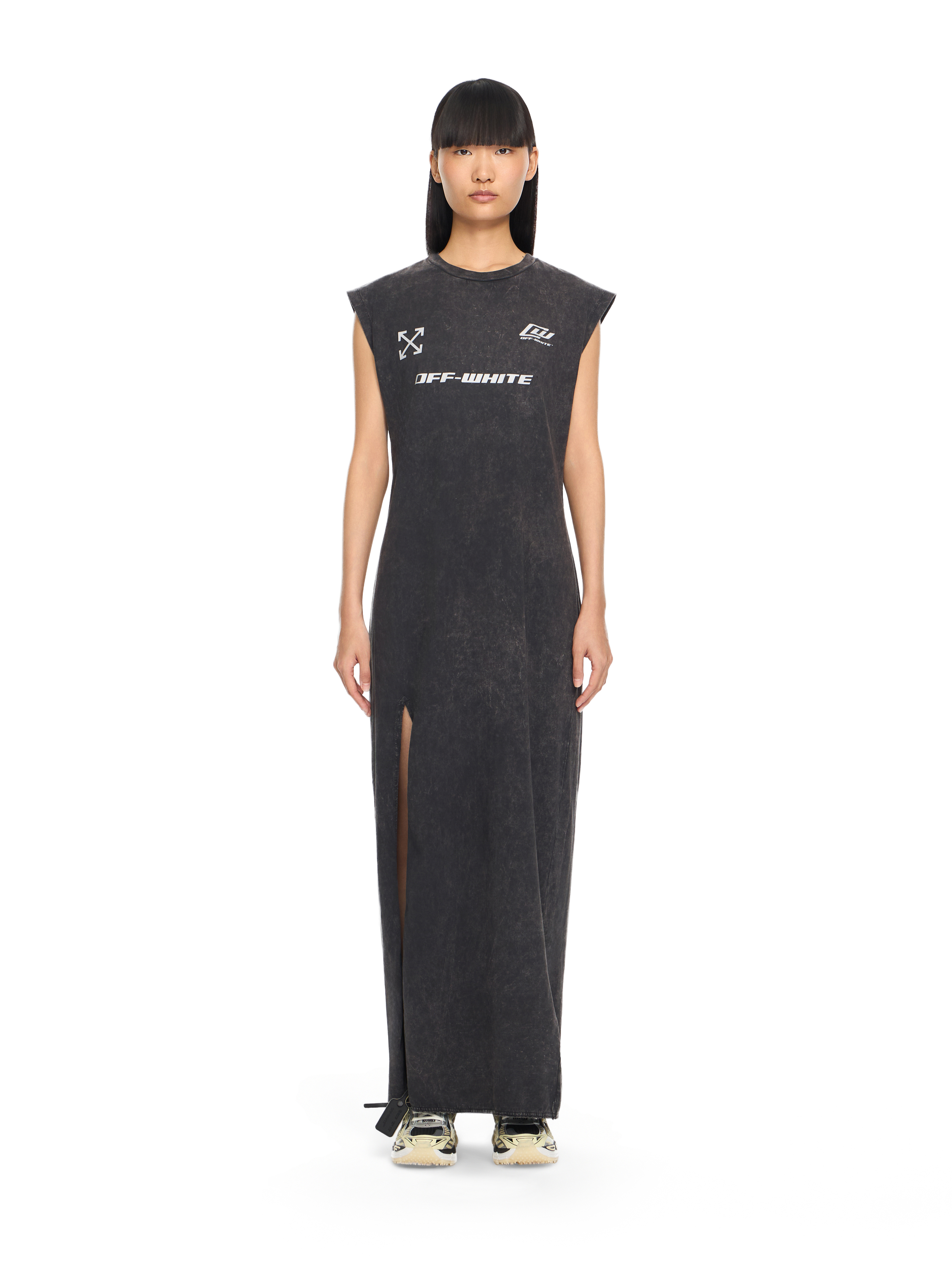 Off-White Racer Loose Jersey Dress