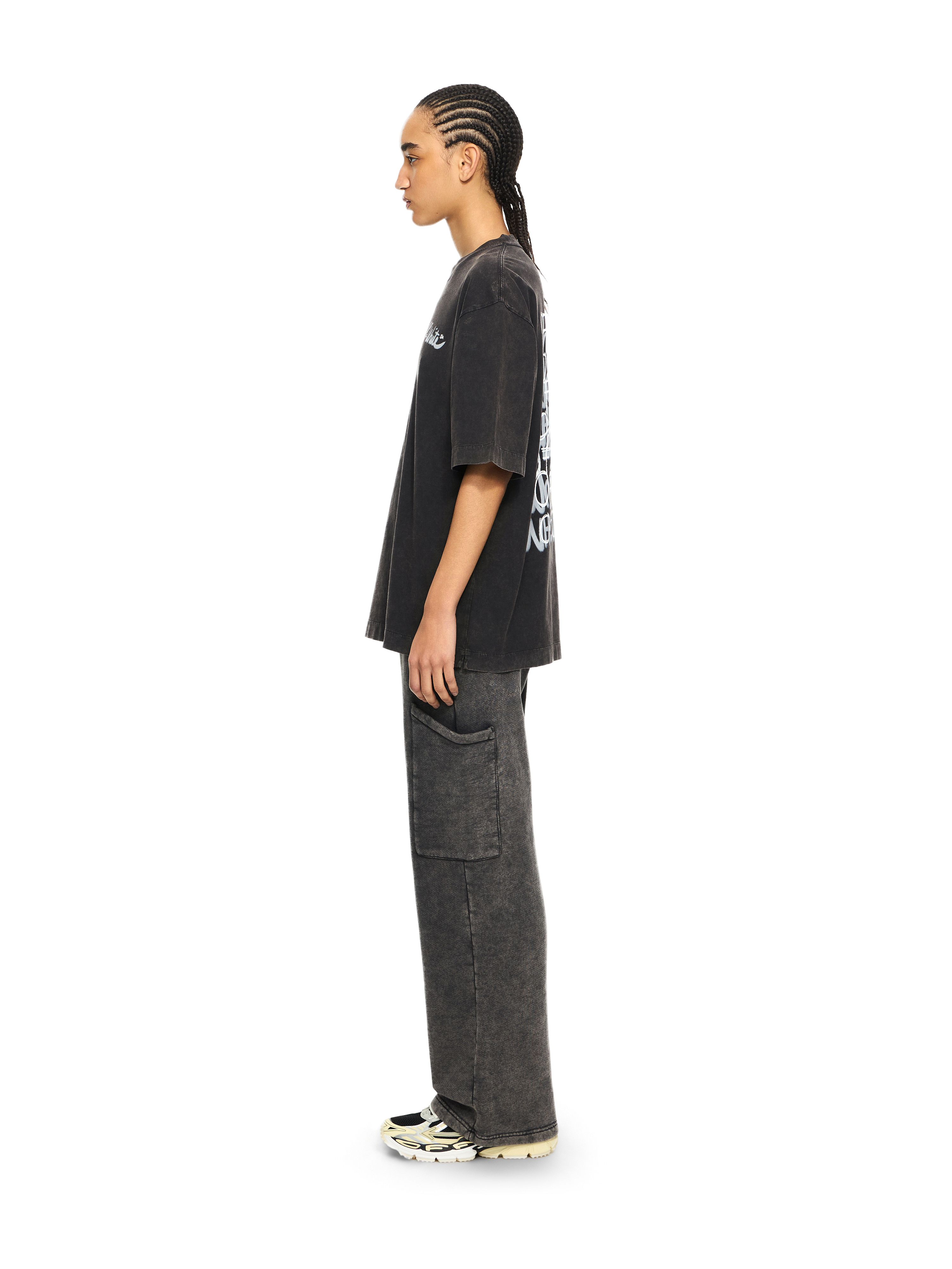 Off-white Off Marker Skate T-shirt In Black