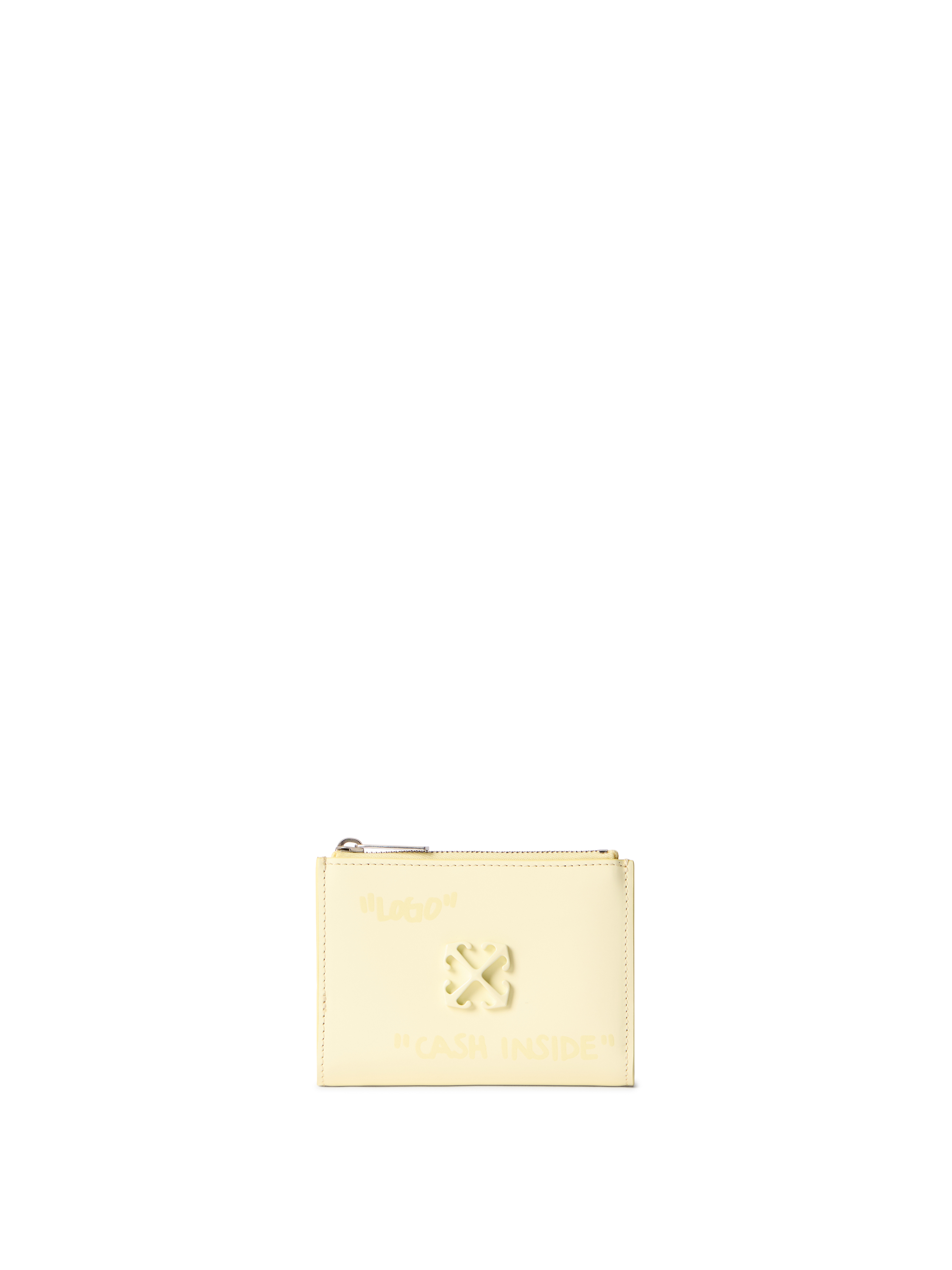 Off-White Jitney Quote Zip Bifold Wallet