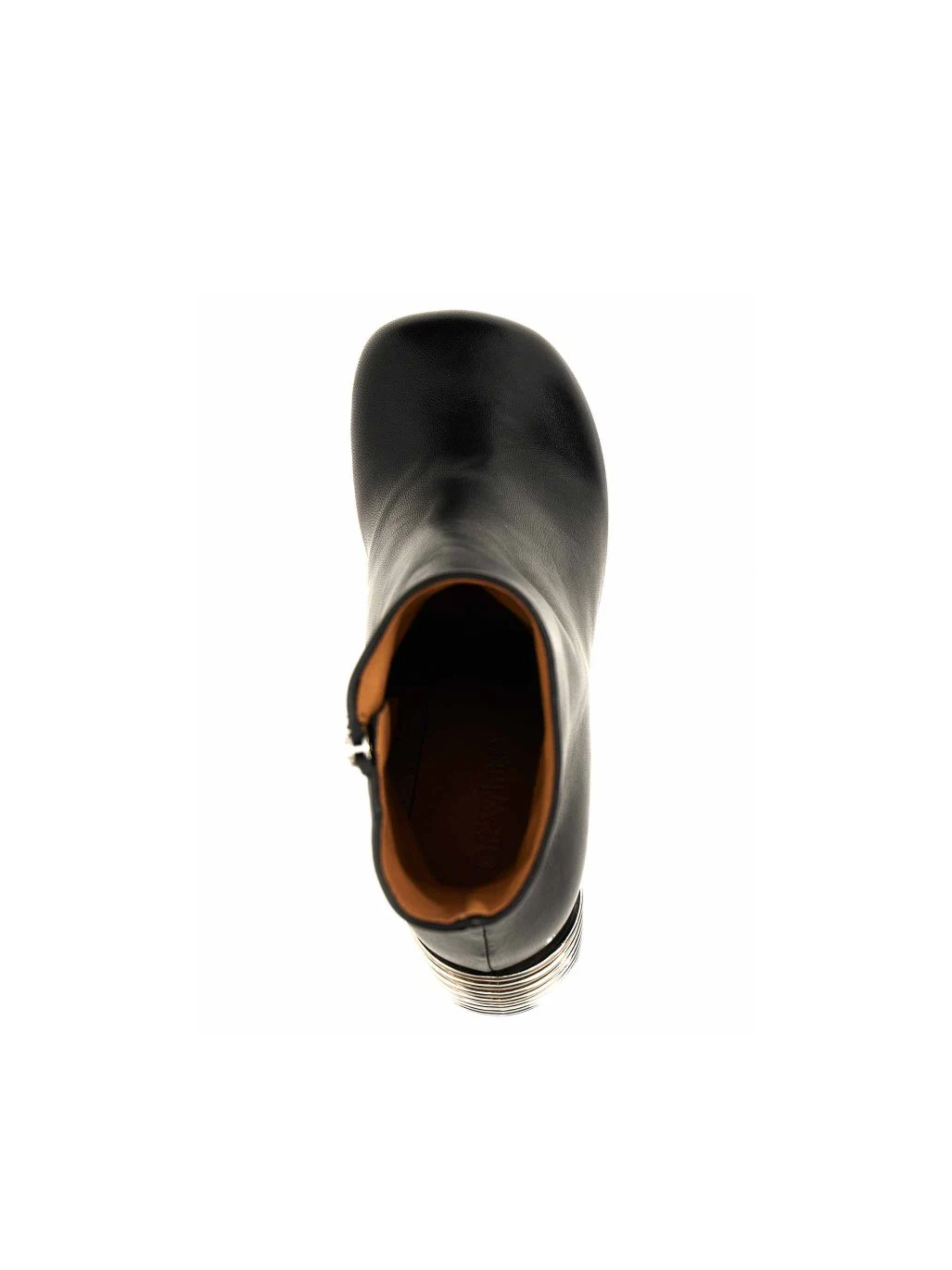 Off-white Silver Spring Ankle Boot In Silver