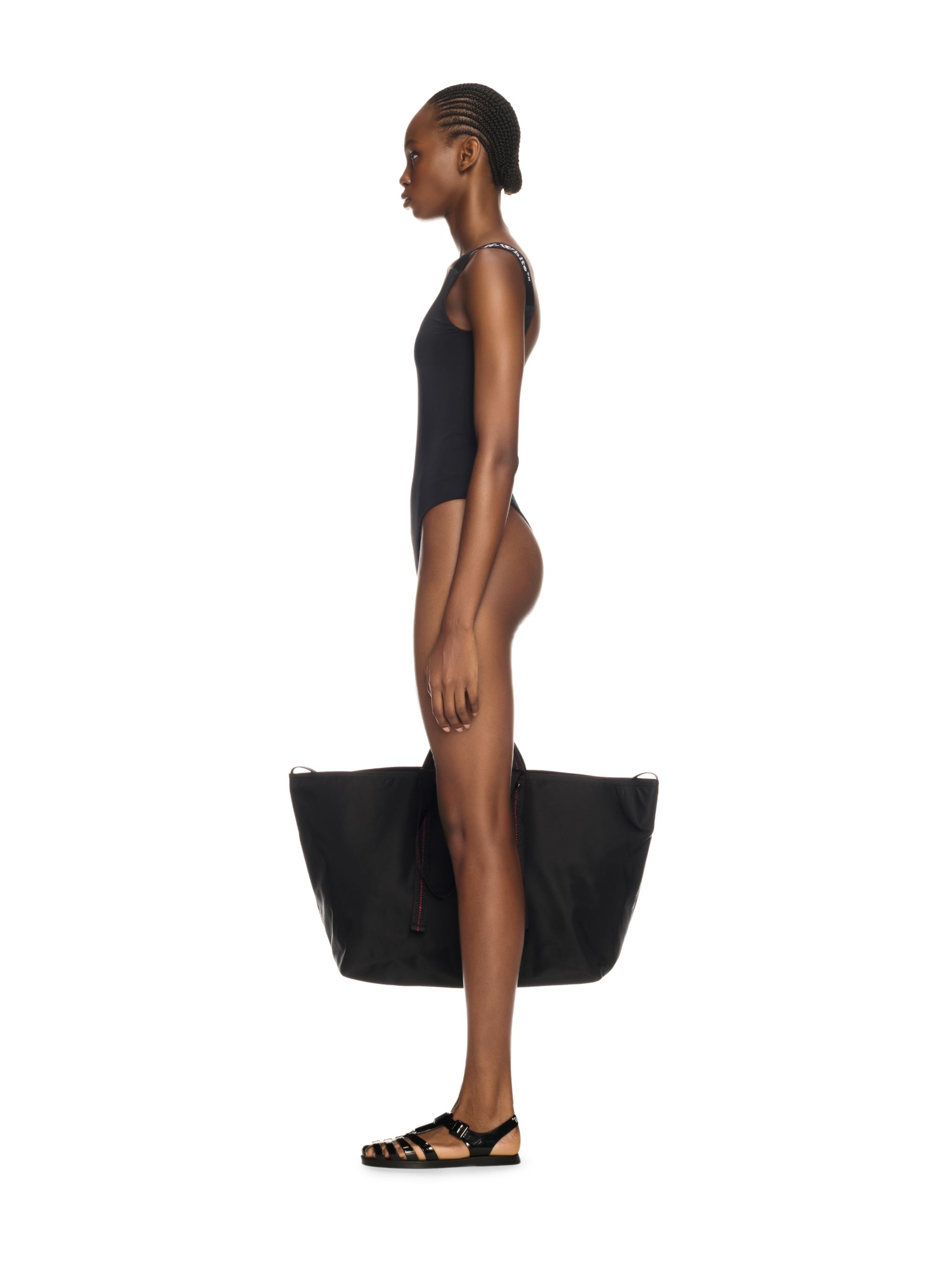  Off White Black Logo Band Swimsuit - Female Sale Check Black 38 