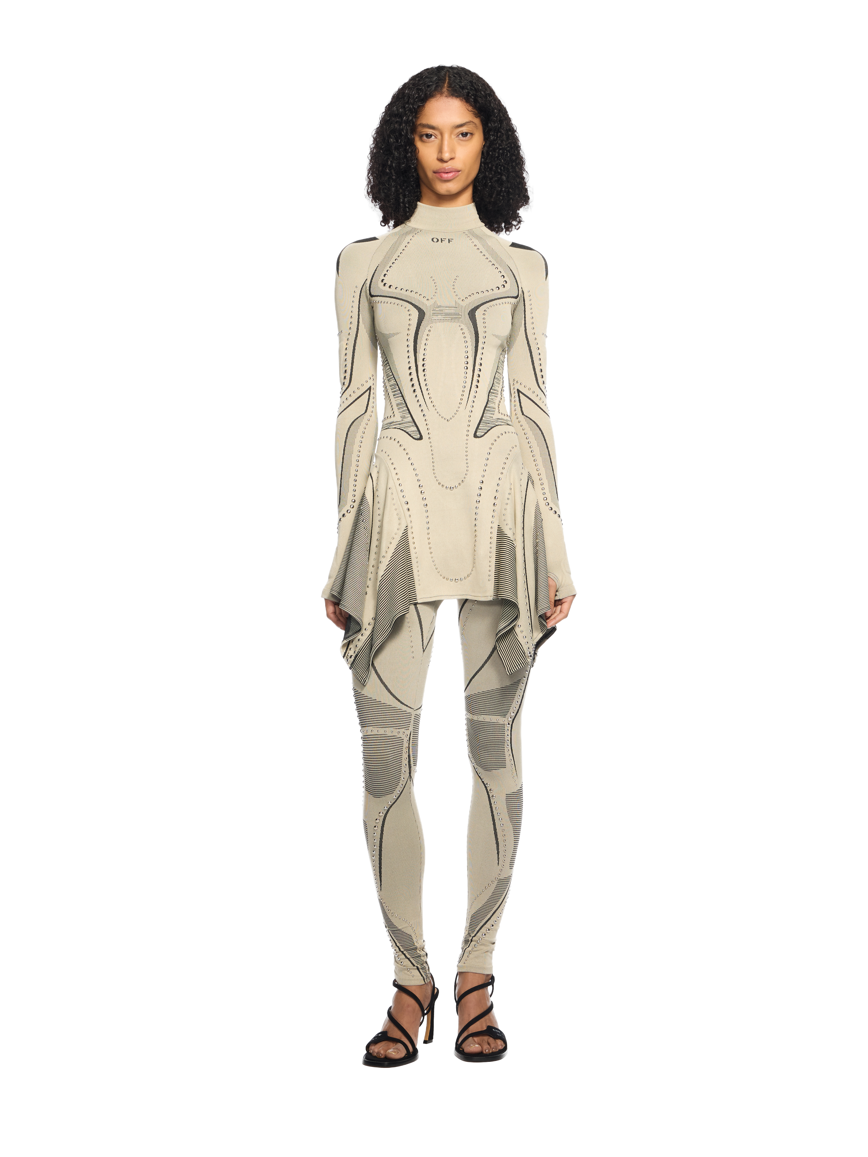 Off-White Studded Seamless Race Pants