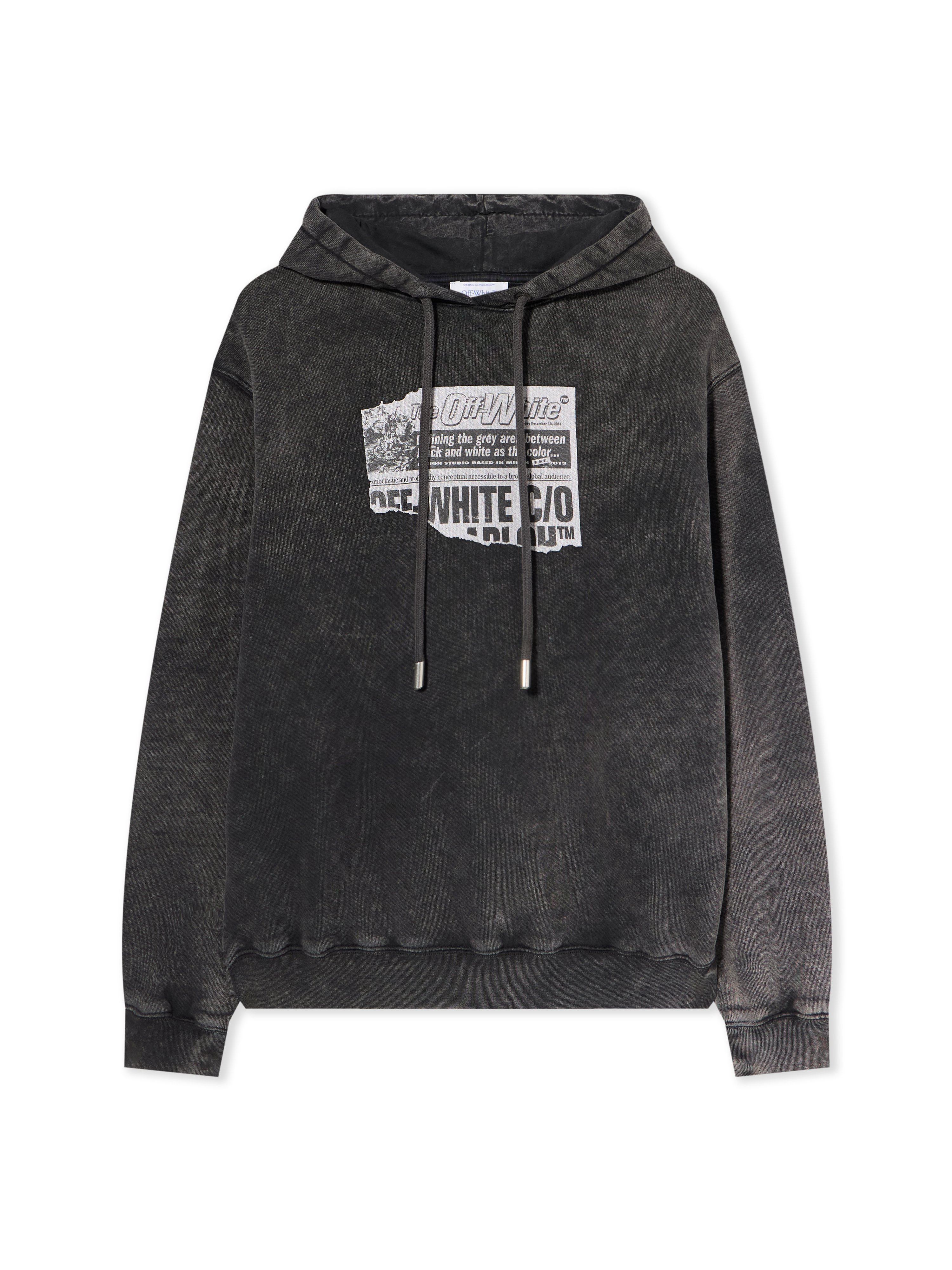 Off-white News Regular Logo Hoodie In Multi