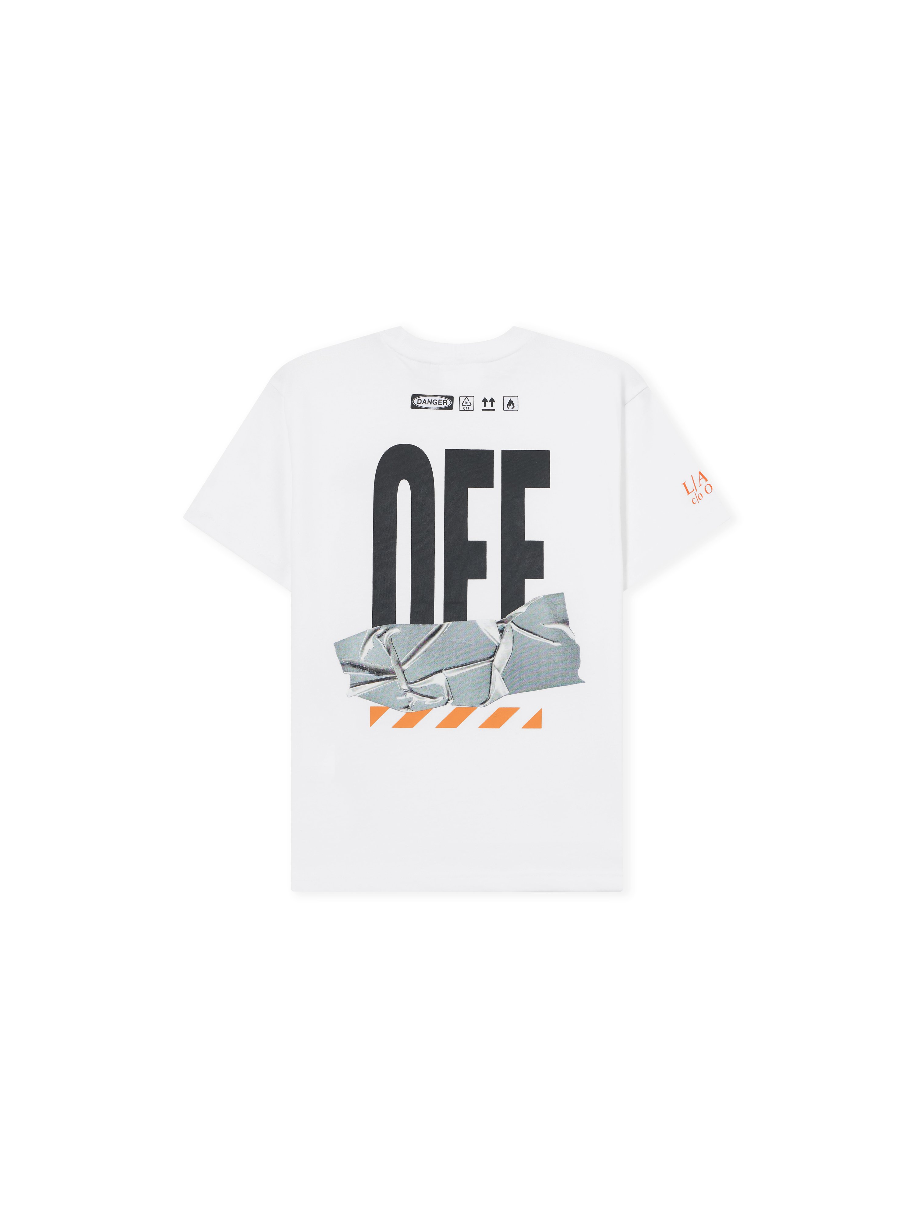 LAB L/ab Off Active Duct Tape T-shirt - Kids Clothing White 10