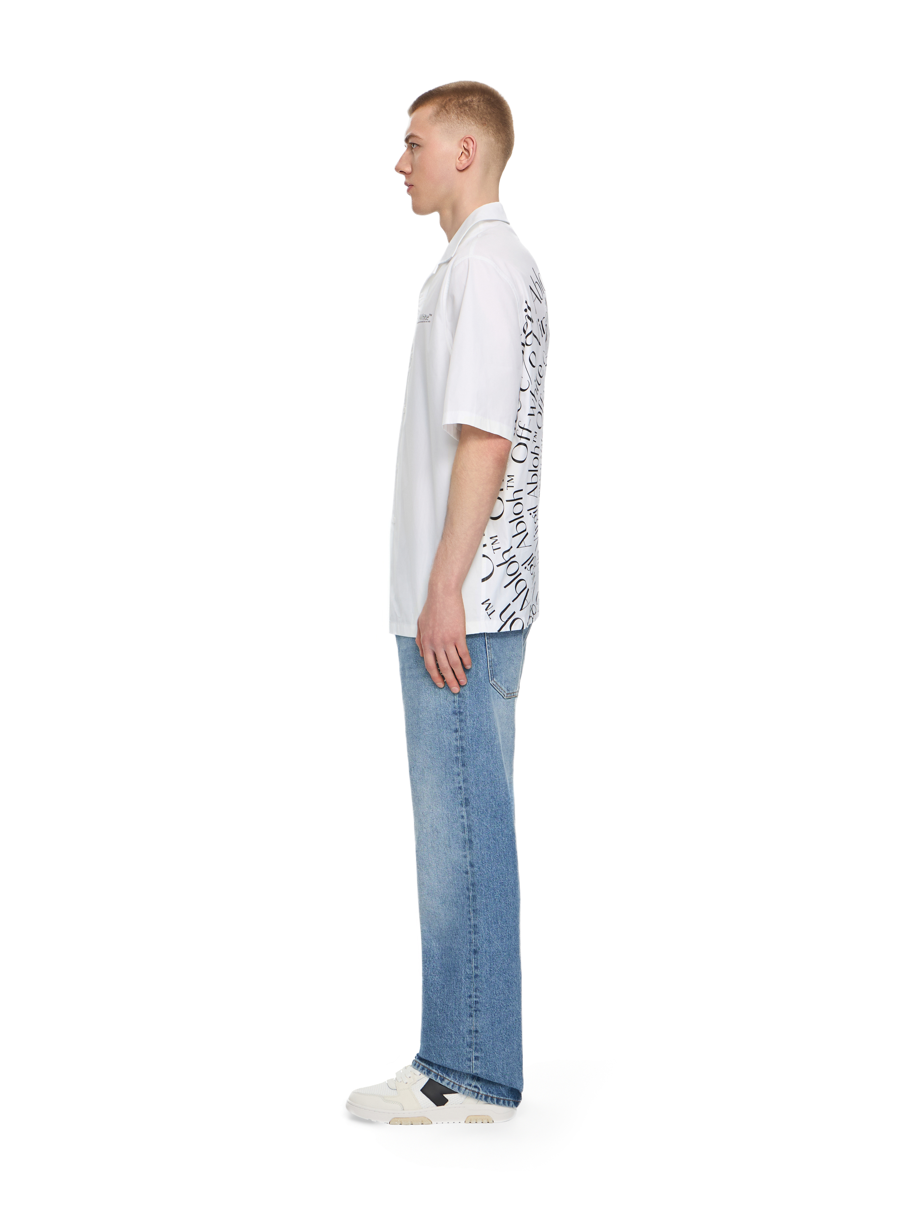  Off White Circle Off Bowling Shirt - Male Hemden White 50 