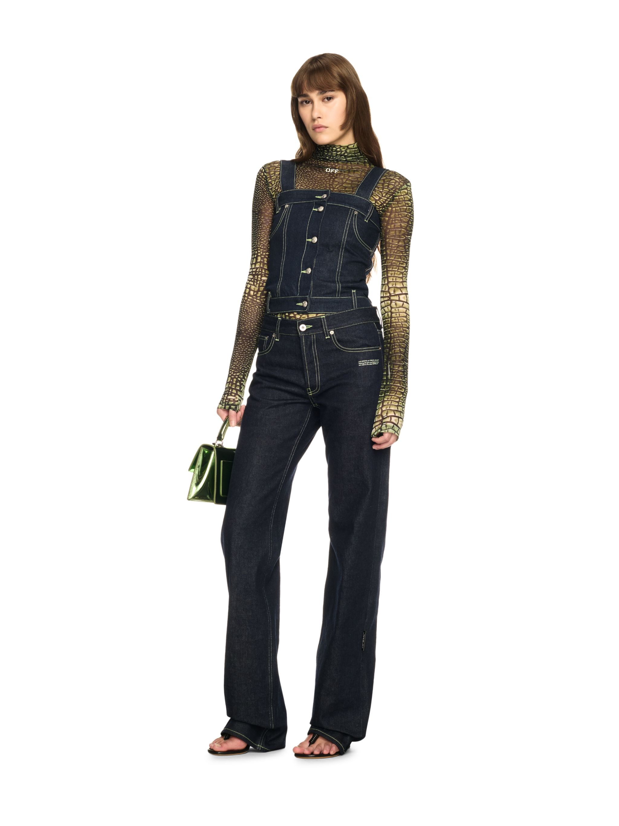 Off-white Off White Women Susy Jeans In Blue
