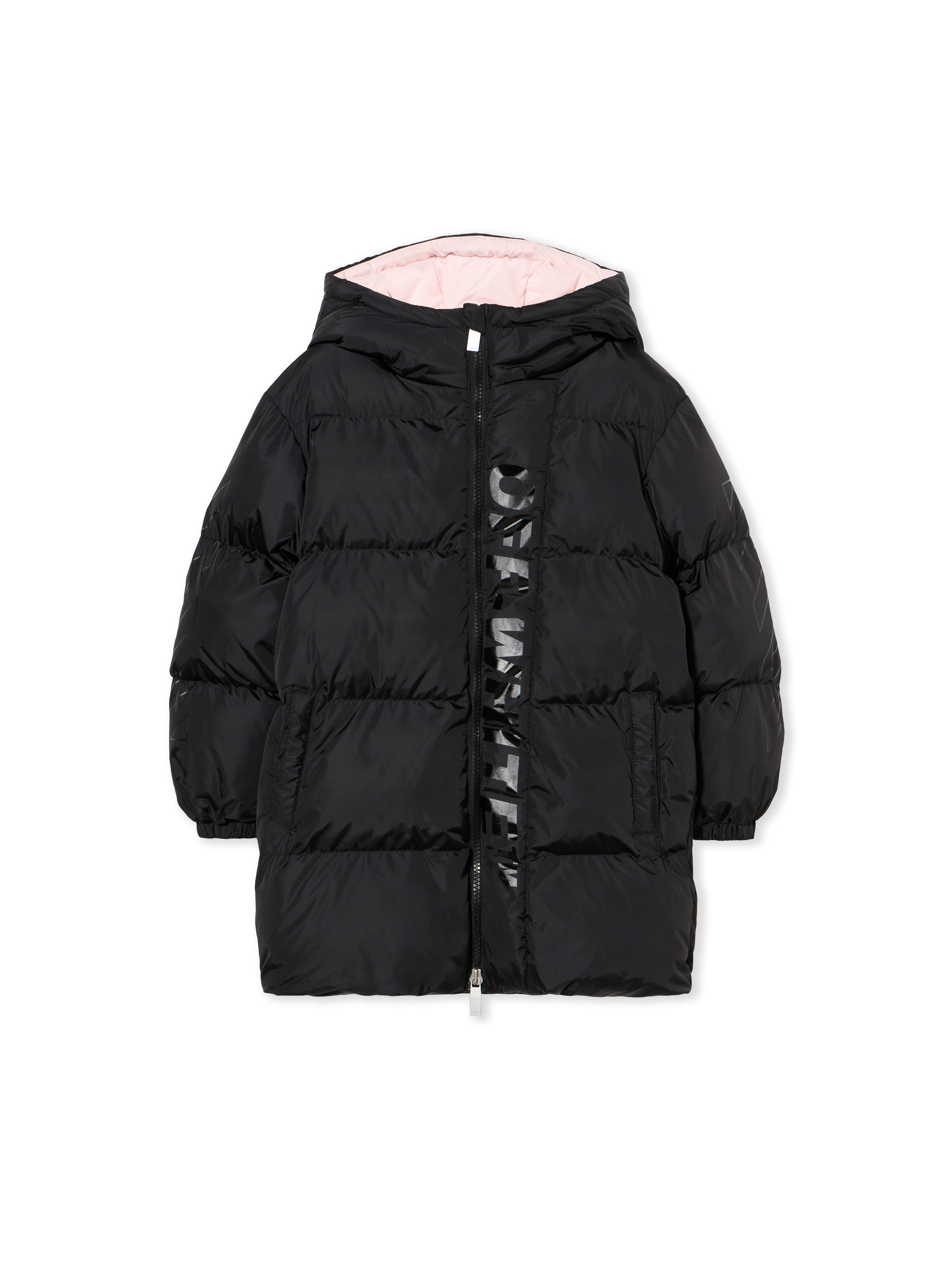 Off-White Padded Hooded Long Coat