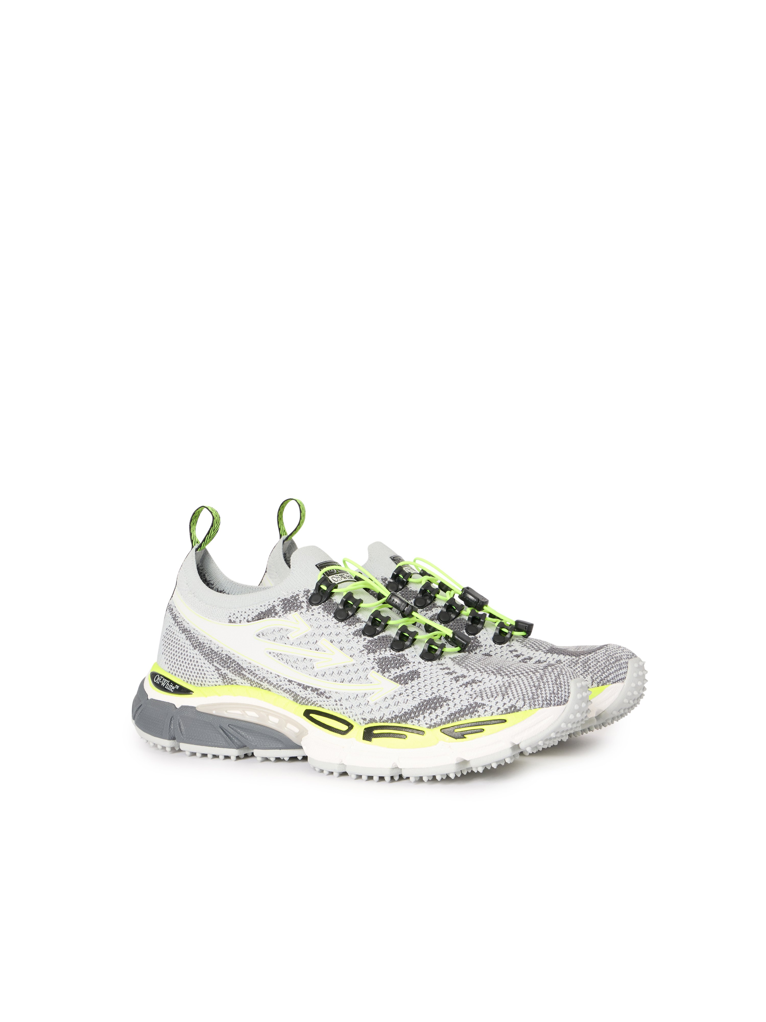 Off-white Multicolor Polyester Athletic Sneakers In Gray