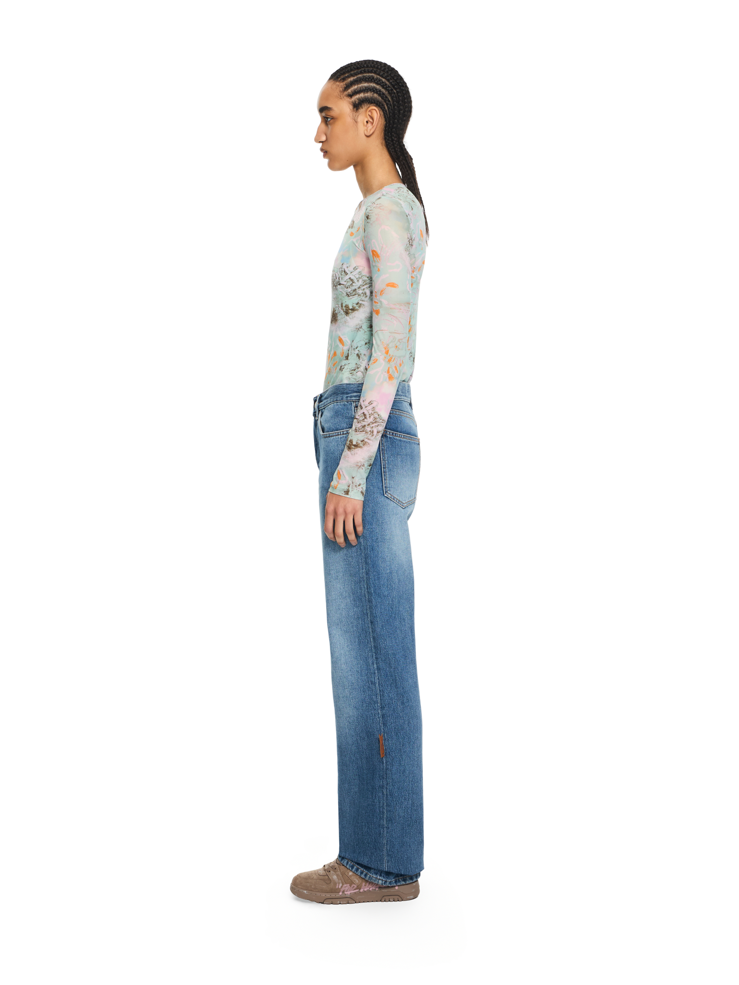 Off-white Susy Denim Pants In Blue