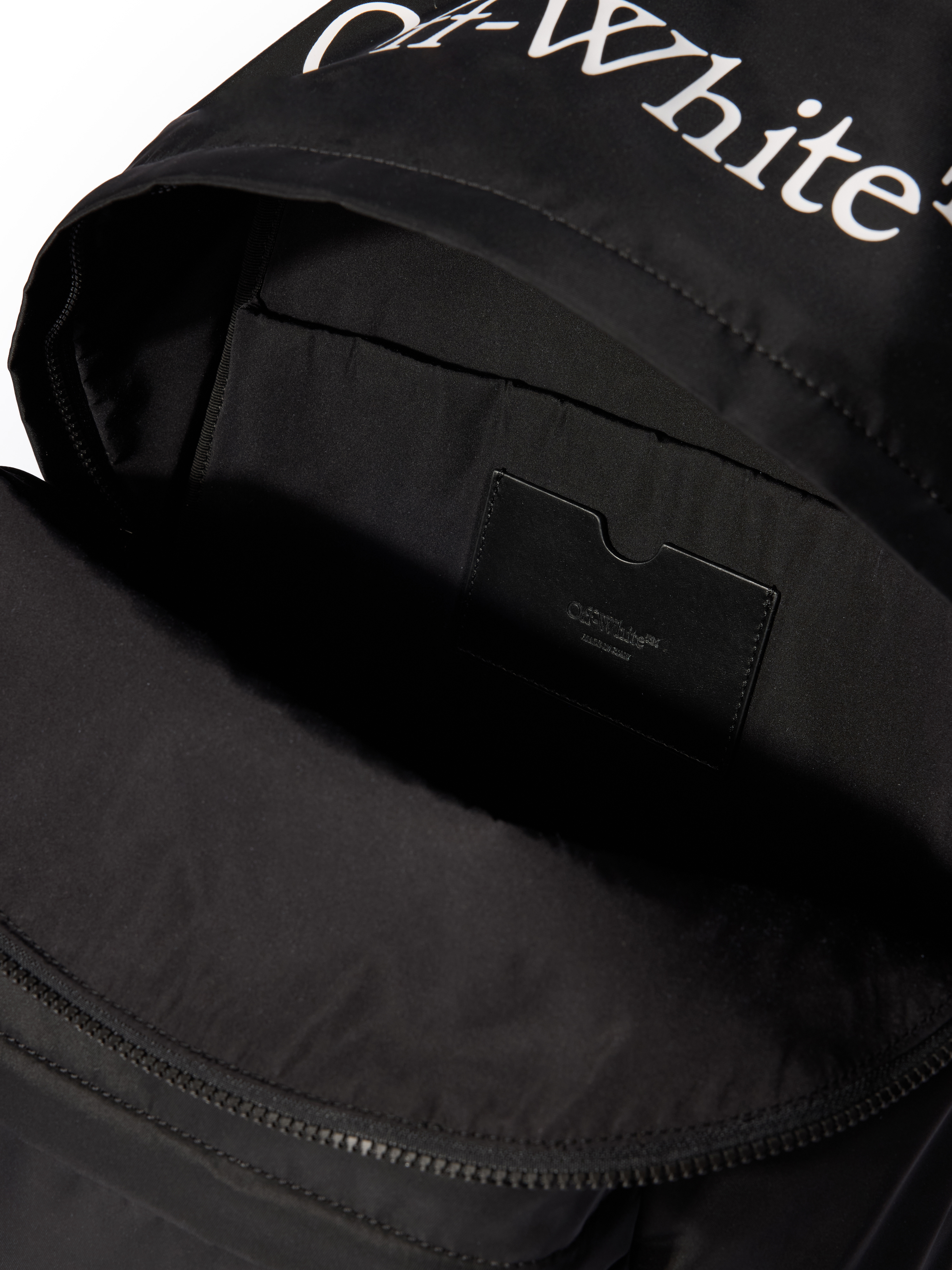 Off-white Heritage Mini Backpack - Functional Elegance For Daily Use In Black