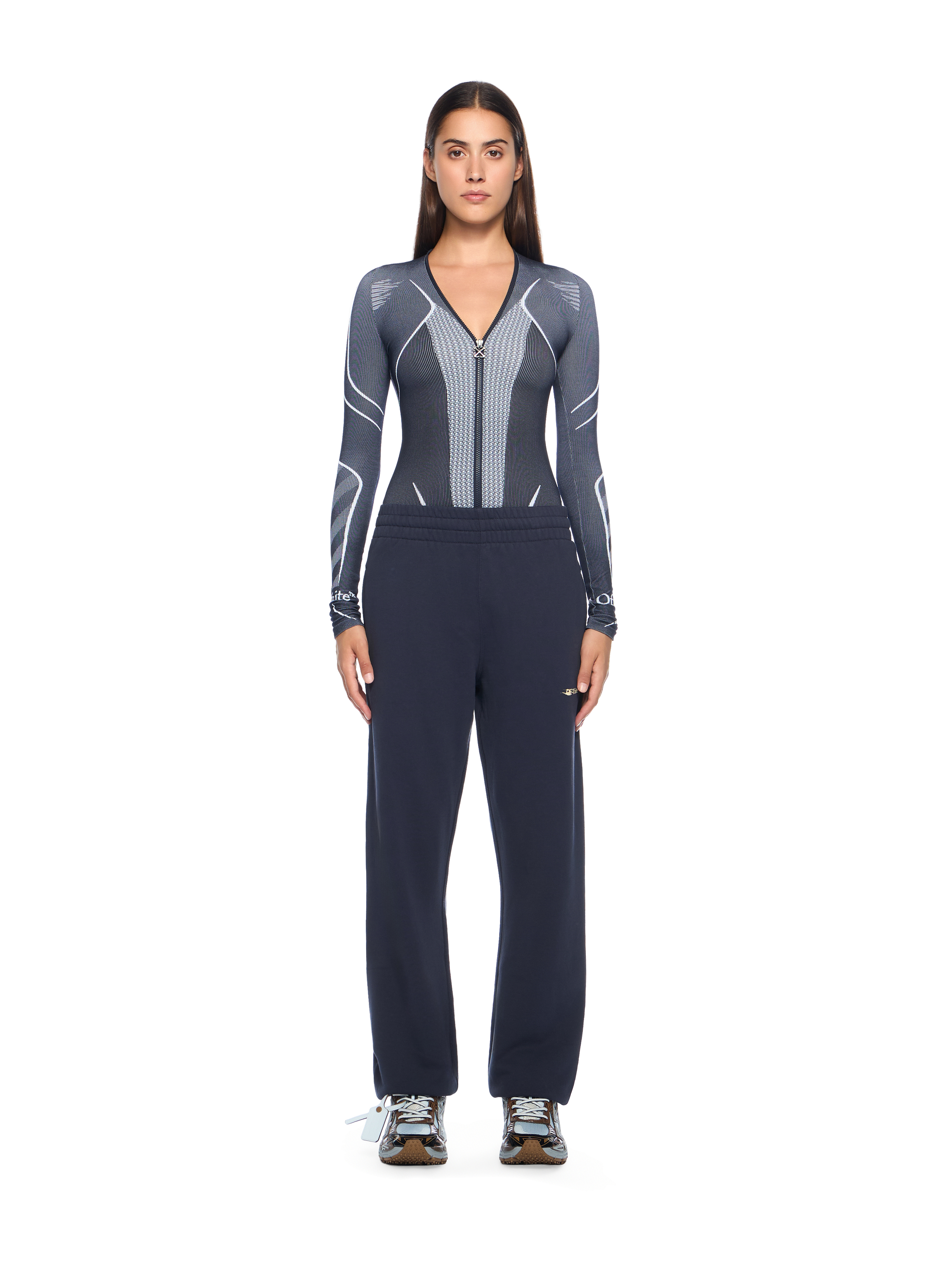  Off White Diag Seamless Body - Female  Blue Iris-white Xs/s 