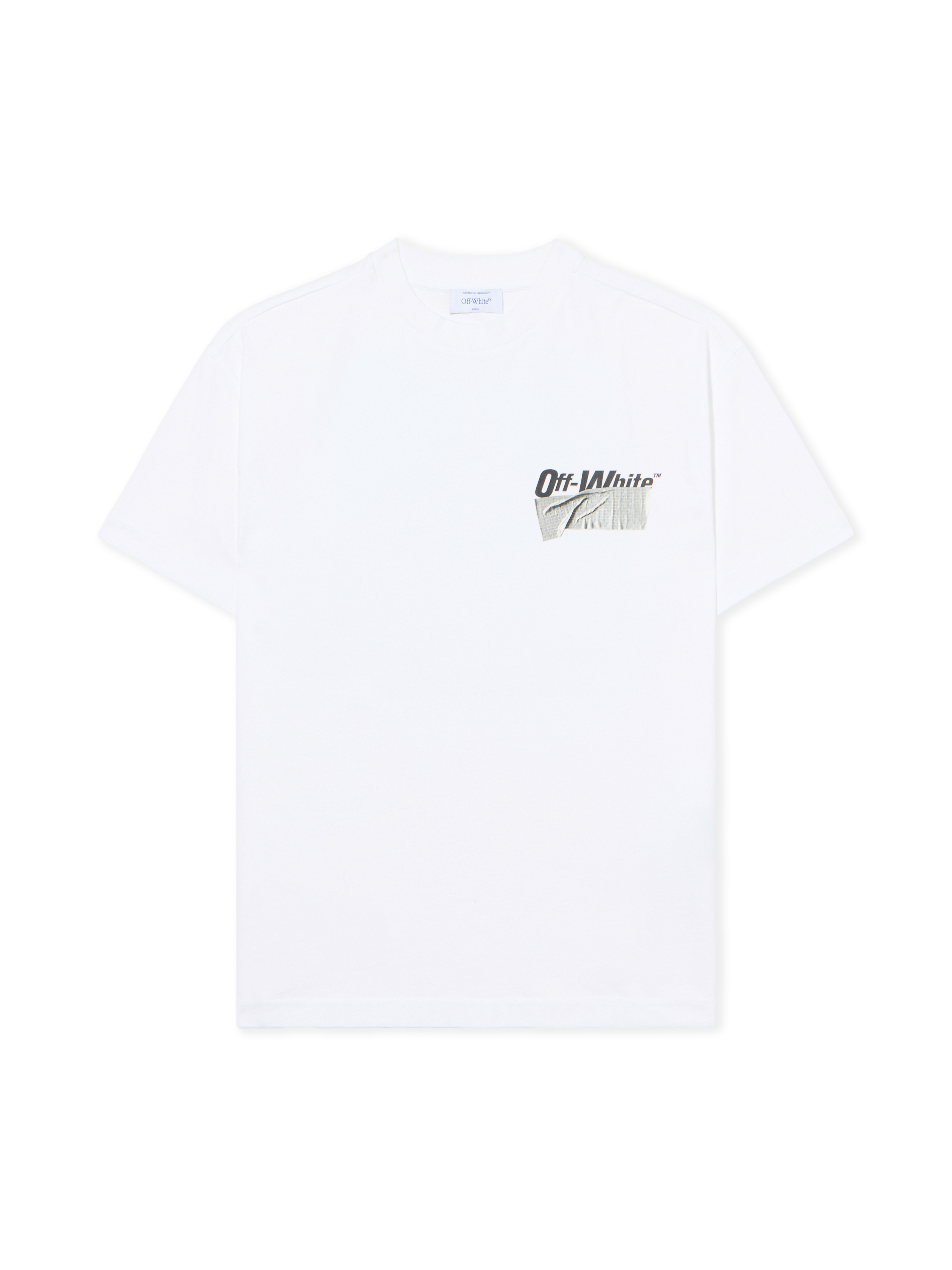 Off-white Soundsystem Tape Regular T-shirt In White