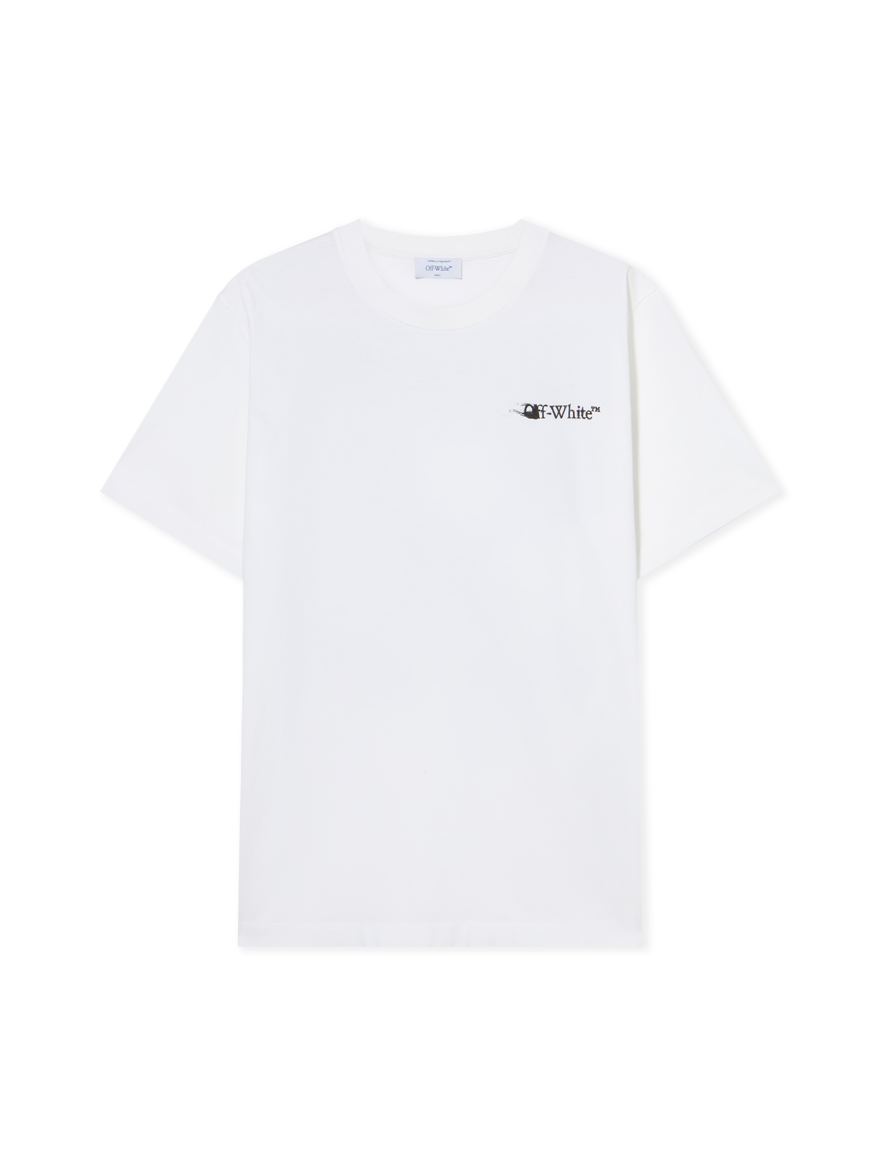 Off-white Ink Arrow Slim Logo Tee In Black